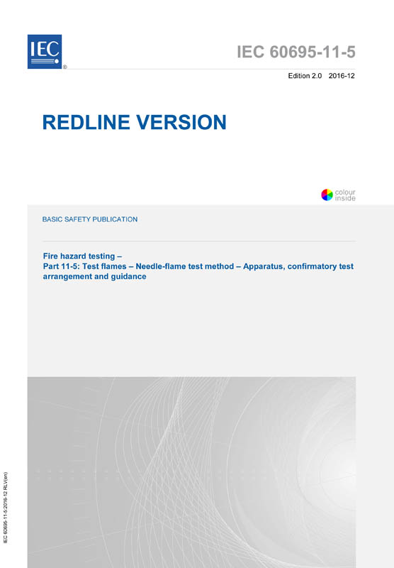 Cover IEC 60695-11-5:2016 RLV
